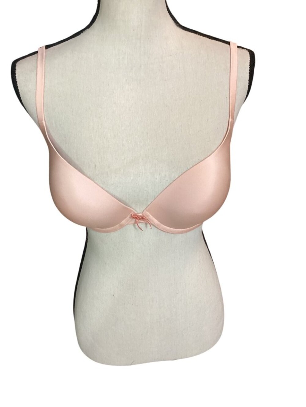 Peach Push-up Underwire Bra Adjustable Straps*Back Closure*Sissy*Femboy*NWOT*38C